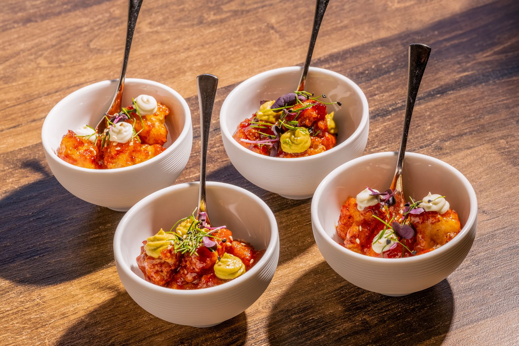 Korean fried chicken bowl food